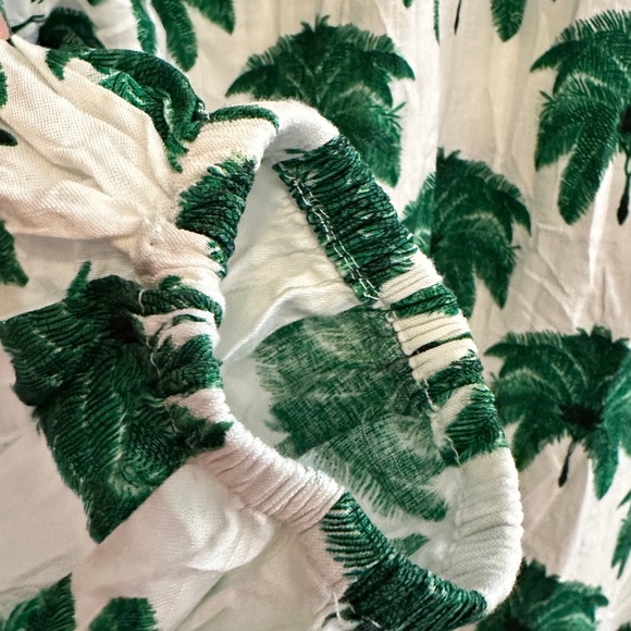 NWT H&M Tropical Ruffle Collar Dress Size M - Picture 9 of 14